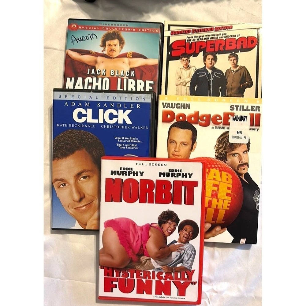 DVDS -Comedy. Movies Lot of -5 DVD'S